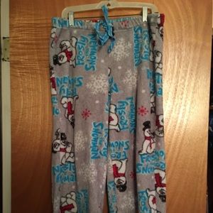 Frosty the Snowman Fleece Pajama Pants